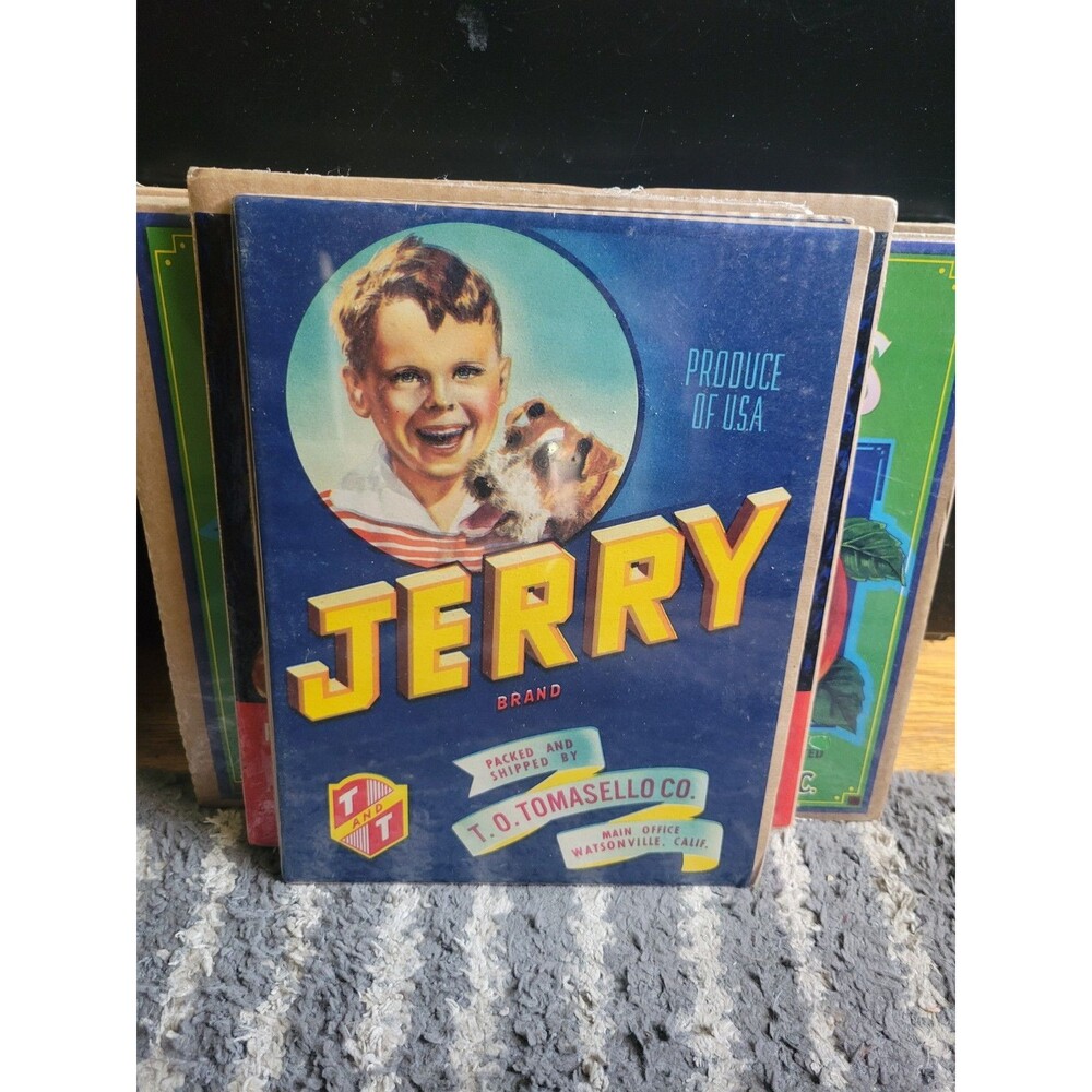 JERRY Atlanta Crate label Litho between 1910-1945 - Picture 3 of 3